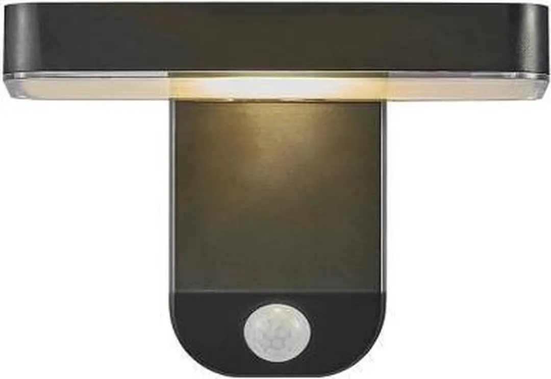 Nordlux Rica Vierkant Wandlamp Solar LED - 15cm - Zwart