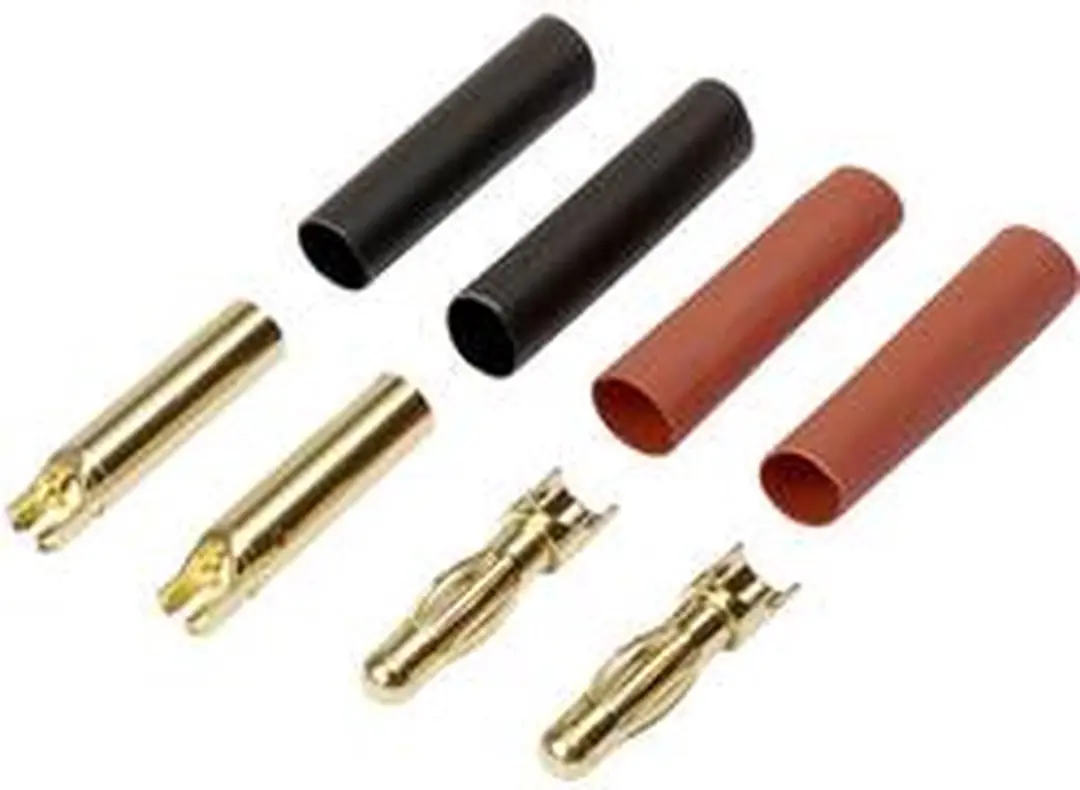 Reely RE-6534192 Accupack Stekker/Bus 4mm Verguld