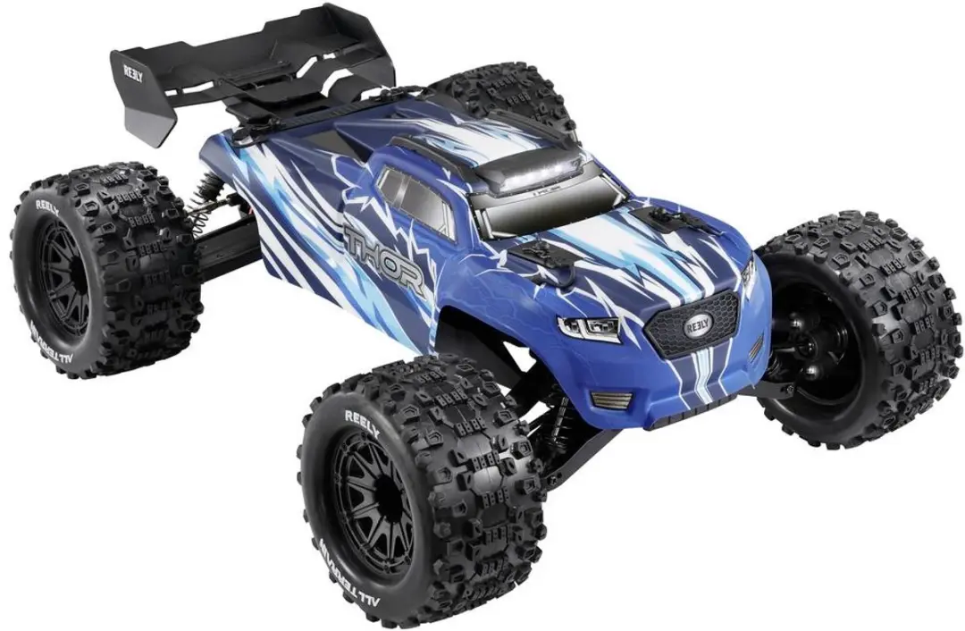 Reely Thor RE-8597610 RC Monstertruck 1:10 - Blauw - afbeelding 2 van 4