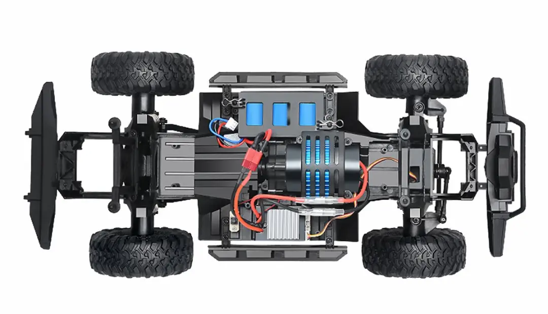 Amewi Dirt Climbing SUV CV 1:10 RC Crawler - Blauw - afbeelding 4 van 6