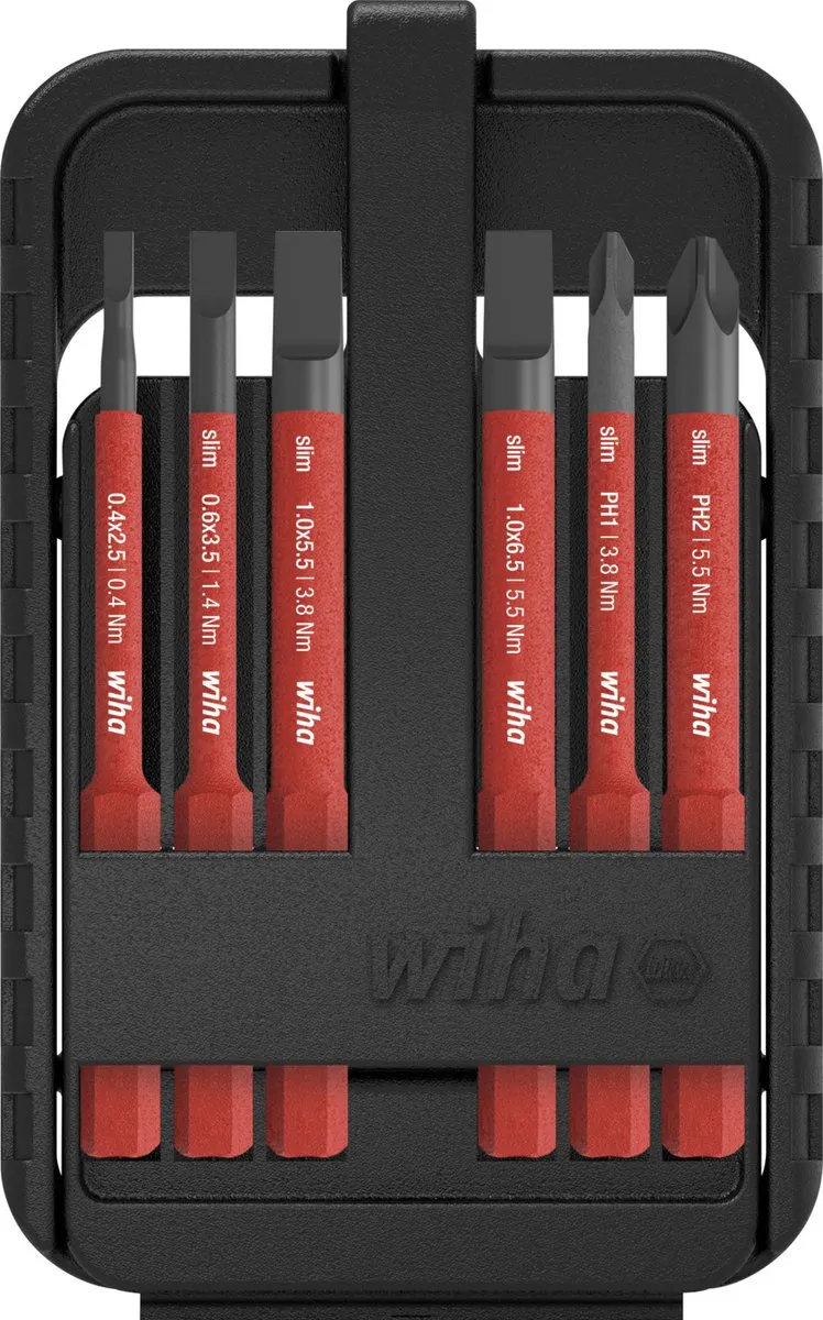 Wiha VDE slimBit Electric Bitset 6-delig 43159