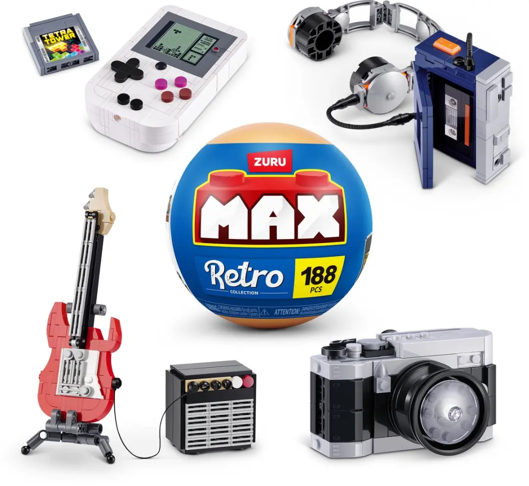 ZURU MAX Retro Briques Bouwset Serie 2