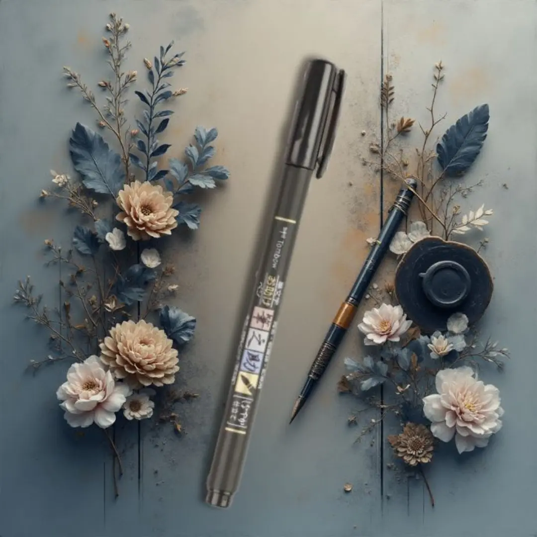 Tombow Fudenosuke Brush Pen - Soft - Zwart - afbeelding 4 van 5