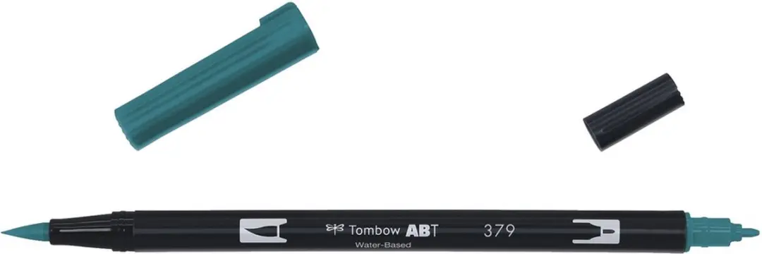 Tombow ABT Dual Brush Pen 379 Jade Green - afbeelding 6 van 6