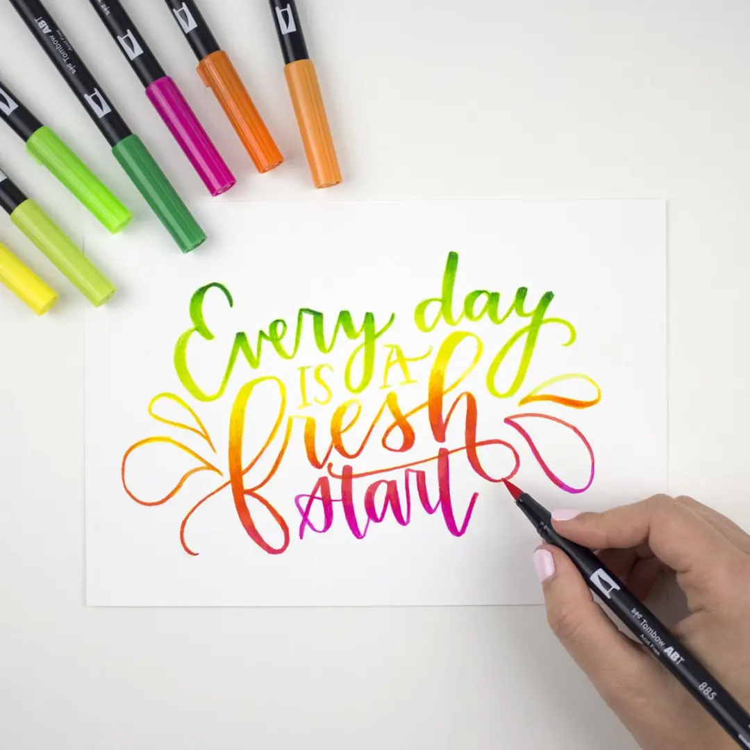 Tombow ABT Dual Brush Pen 379 Jade Green