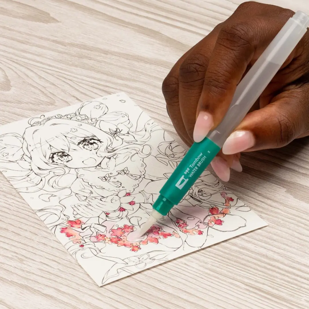 Tombow ABT Dual Brush Pen Set Manga Bloemen - 6x - afbeelding 2 van 2