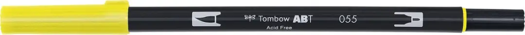 Tombow ABT Dual Brush Pen 055 - Process Yellow - afbeelding 6 van 6