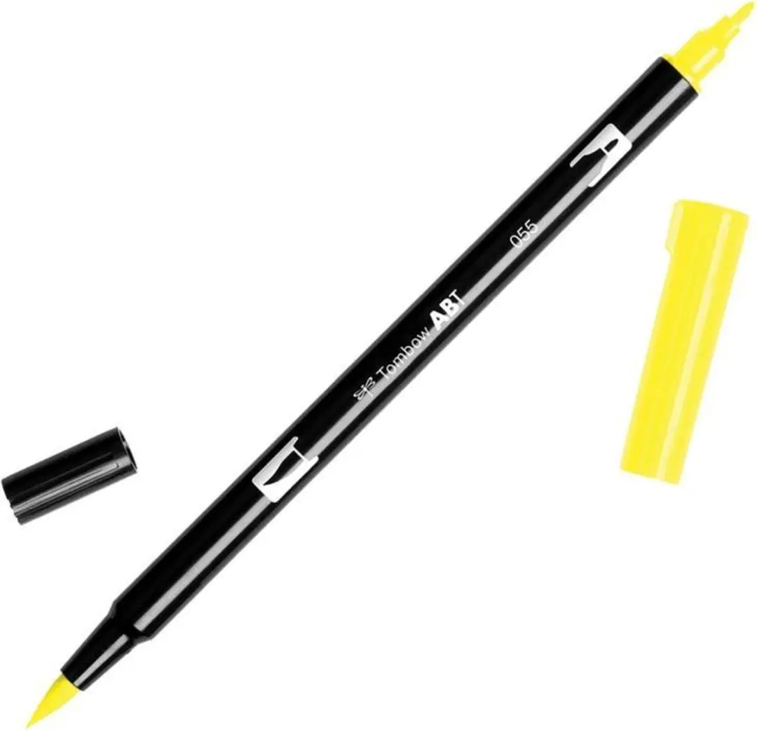 Tombow ABT Dual Brush Pen 055 - Process Yellow - afbeelding 4 van 6