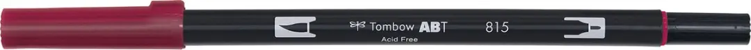 Tombow ABT Dual Brush Pen 815 - Cherry - Rood - afbeelding 2 van 6