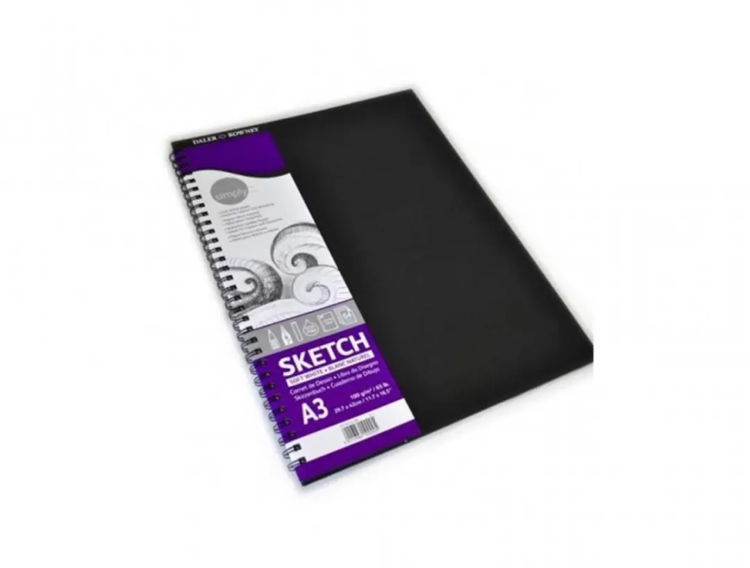 Daler-Rowney Simply Wirebound Sketchbook A5 (5 pack)