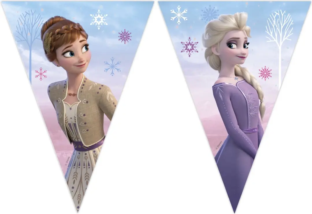 Frozen Elsa Papieren Wimpelslinger 2,3m