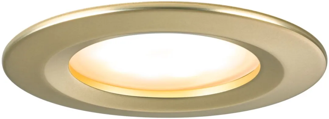 Paulmann LED-inbouwlamp Nova Coin Basisset 3x6W - 3x470lm - 2700K - Goud mat