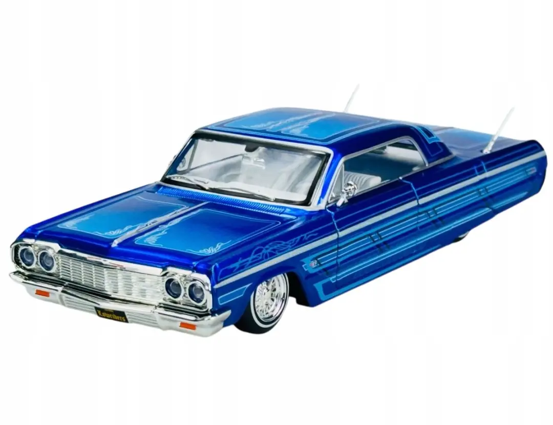 Maisto 1964 Chevrolet Impala SS blauw metaal model 1:26