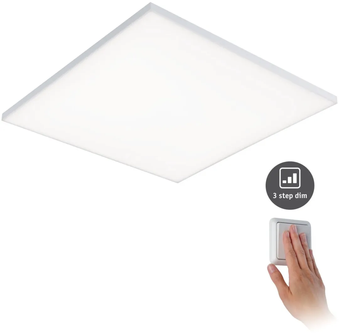 Paulmann Velora LED-paneel 3-Step-Dim 34W 3500lm 3000K - 595x595mm Wit