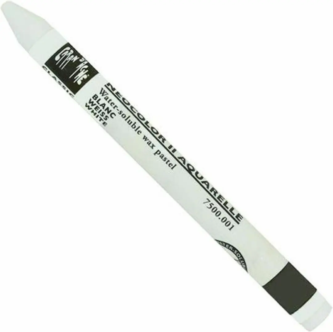 Caran d´Ache Neocolor II Aquarelkrijt |Wit (001) - afbeelding 2 van 2
