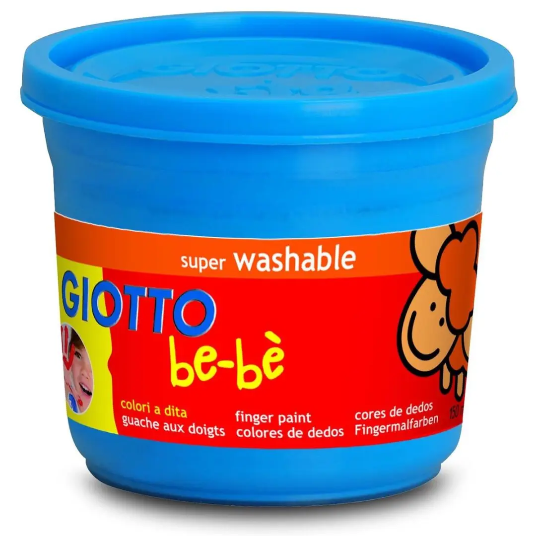 Giotto Vingerverf Set - 4x 150ml - afbeelding 3 van 5