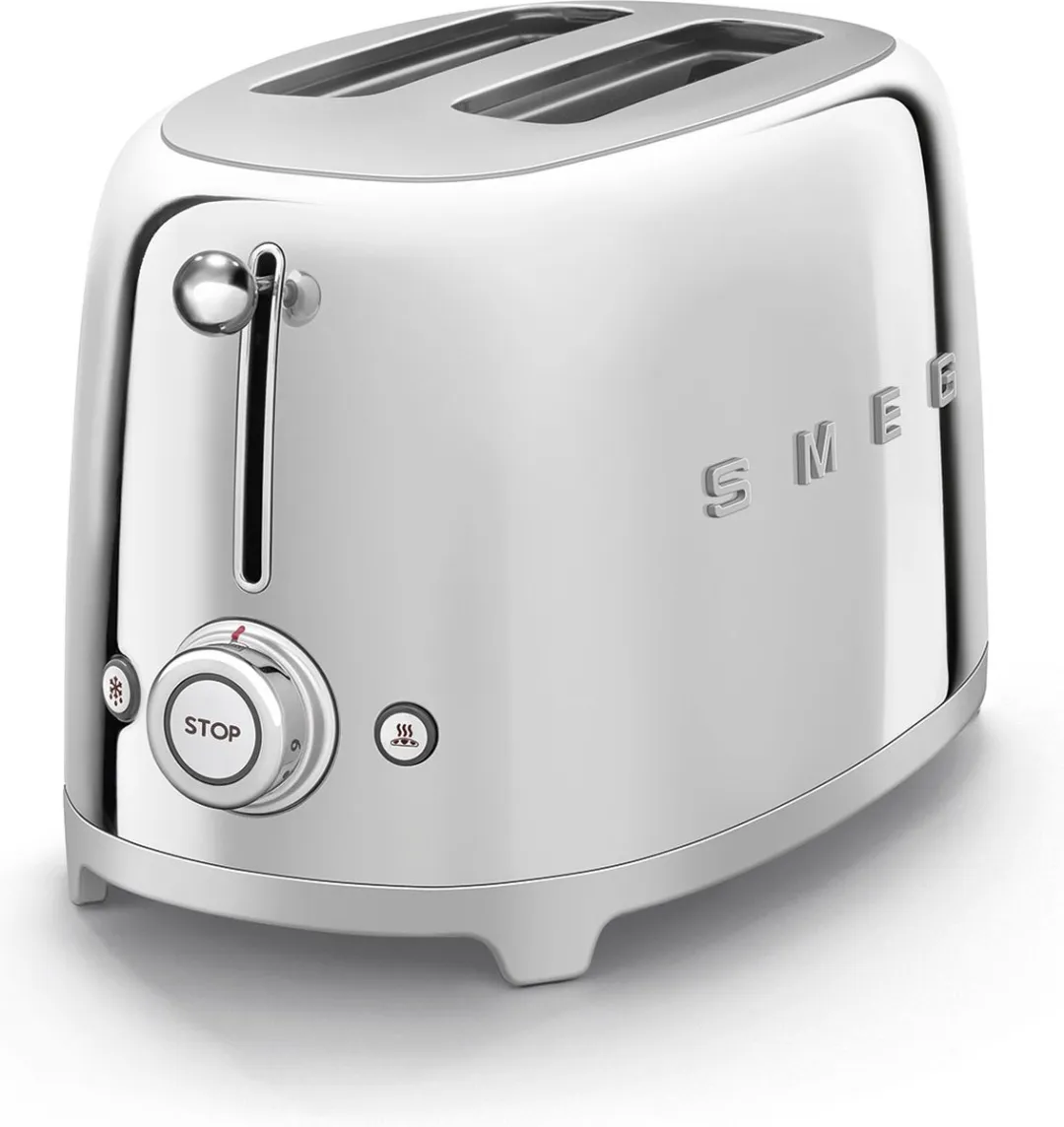 Smeg TSF01SSEU Broodrooster - 2x2 - 950W - Steel