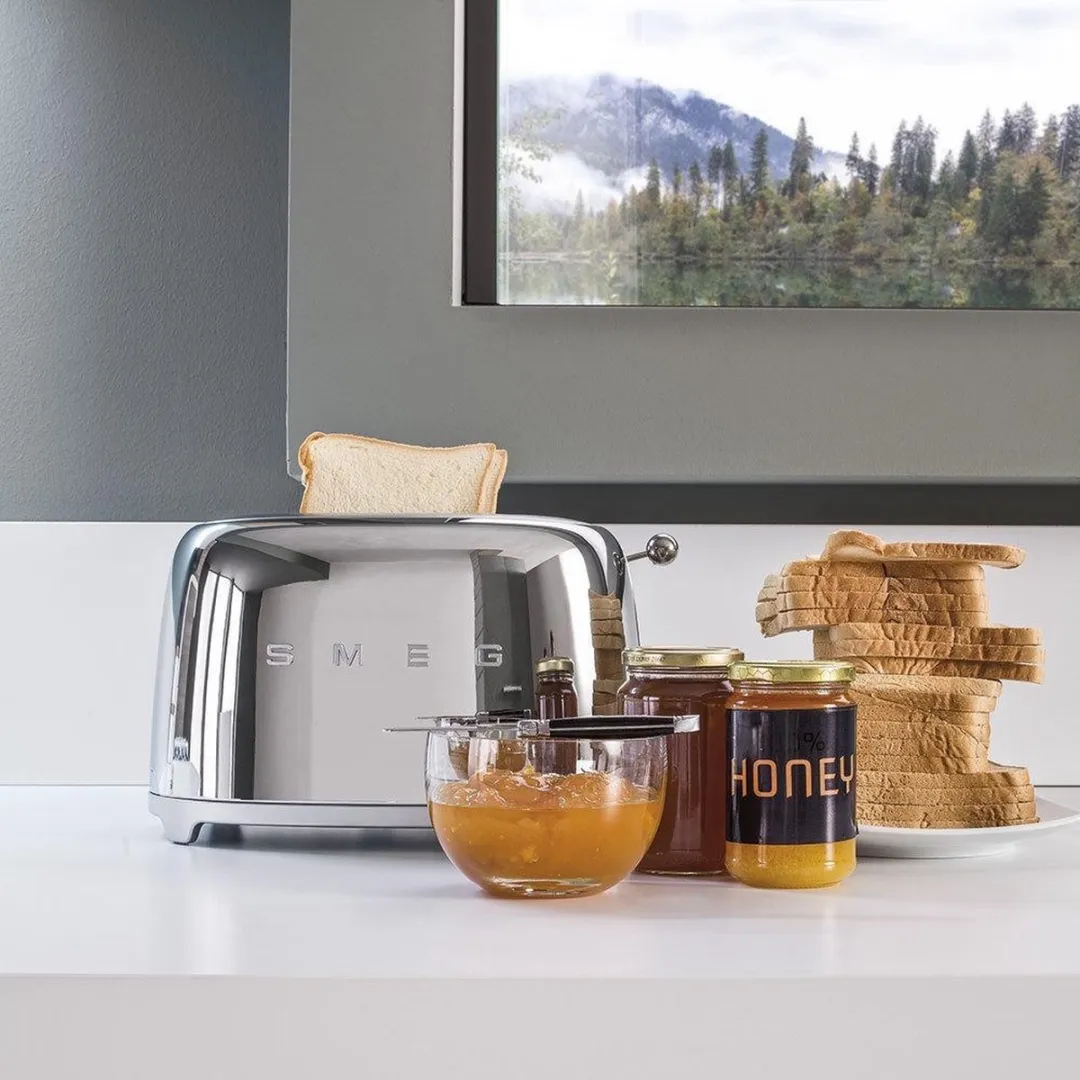 Smeg TSF01SSEU Broodrooster - 2x2 - 950W - Steel