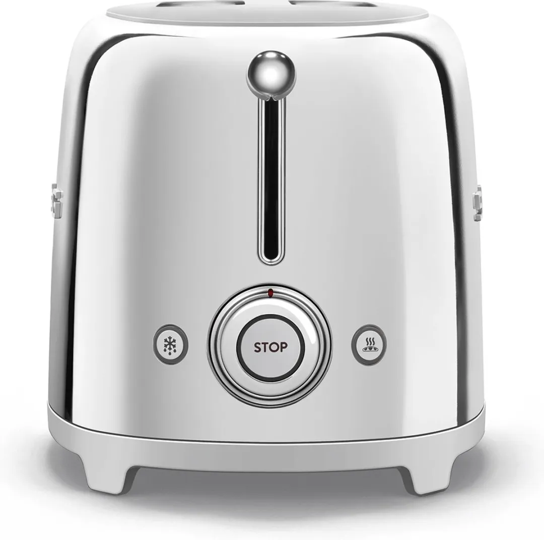 Smeg TSF01SSEU Broodrooster - 2x2 - 950W - Steel
