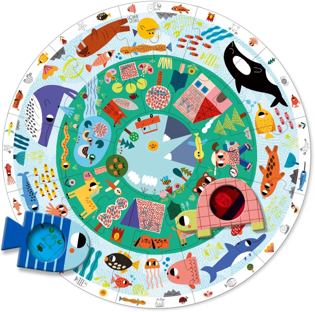 Jumbo Goula XXL Puzzel Ontdek Dieren - 25 Stukjes - afbeelding 2 van 6