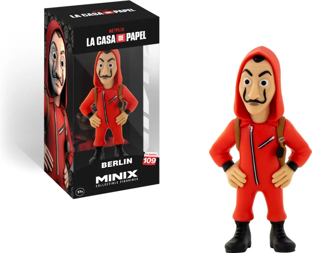 Minix La Casa de Papel Berlijn met Masker Beeldje - 12cm - afbeelding 3 van 6