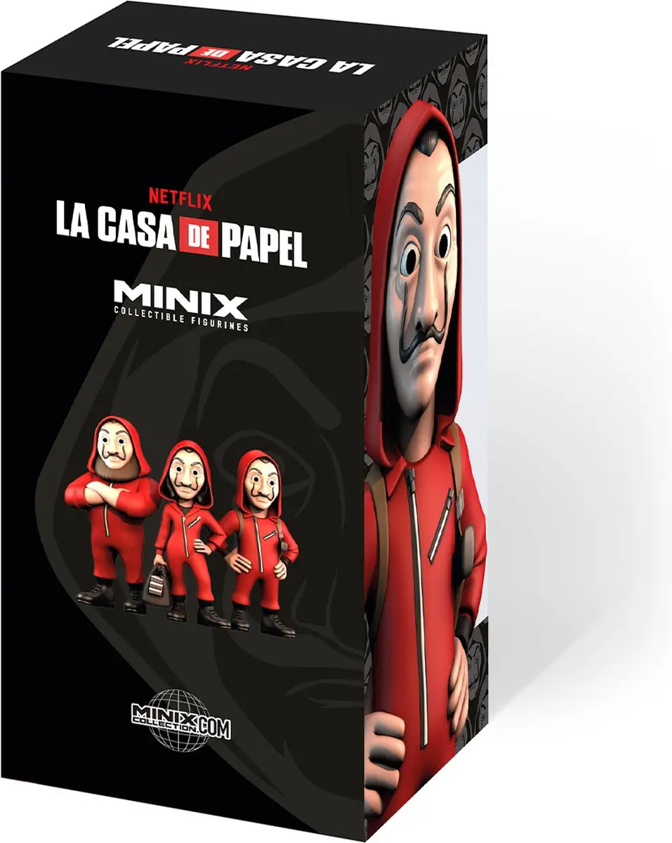 Minix La Casa de Papel Berlijn met Masker Beeldje - 12cm - afbeelding 6 van 6