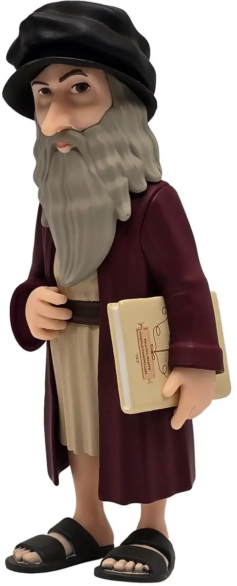 Minix Leonard da Vinci Beeldje 12cm - afbeelding 3 van 6