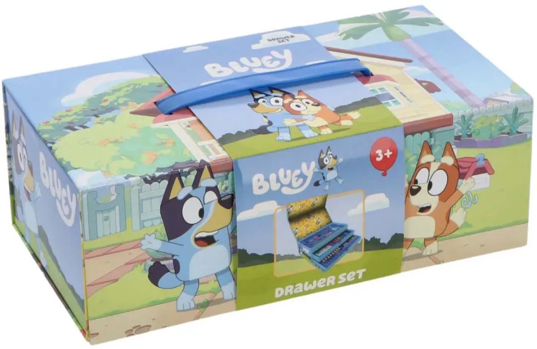 Bluey Kleurkoffer Set