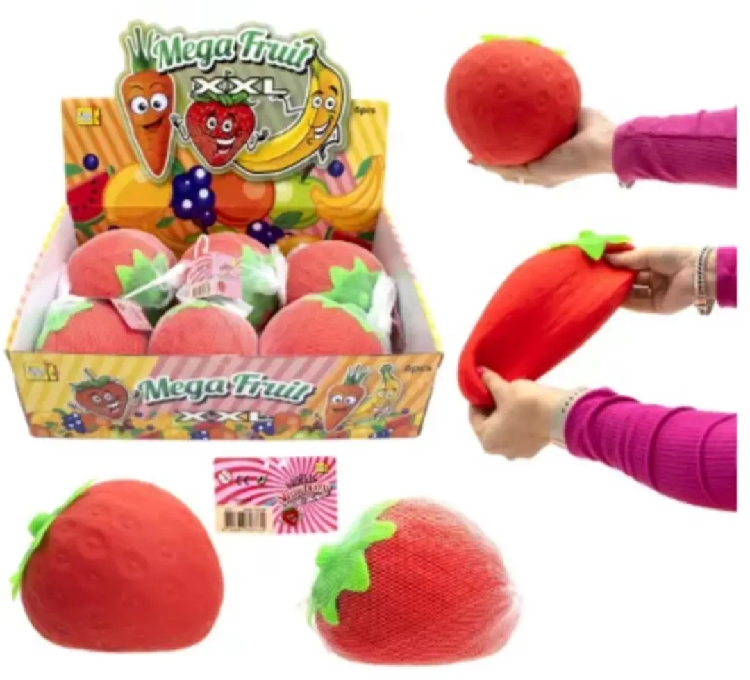 Kidsfun Squeeze Mega XXL aardbei 16 cm 4776.