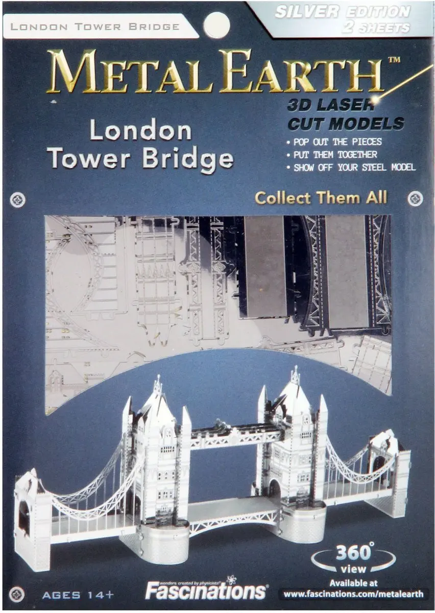 Metal Earth Modelbouw 3D London Tower Bridge