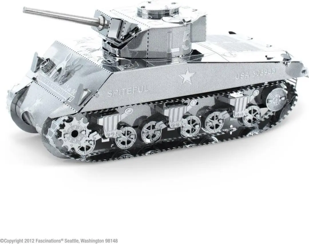 Metal Earth Sherman Tank