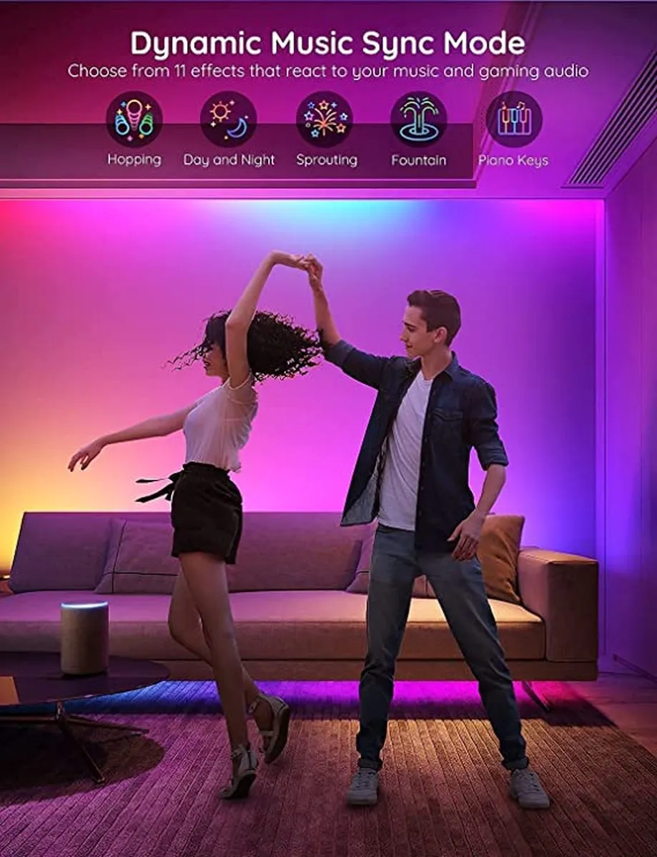 Govee RGBIC Basic 10 m - led strip - RGBIC - app-bediening - Alexa/Google