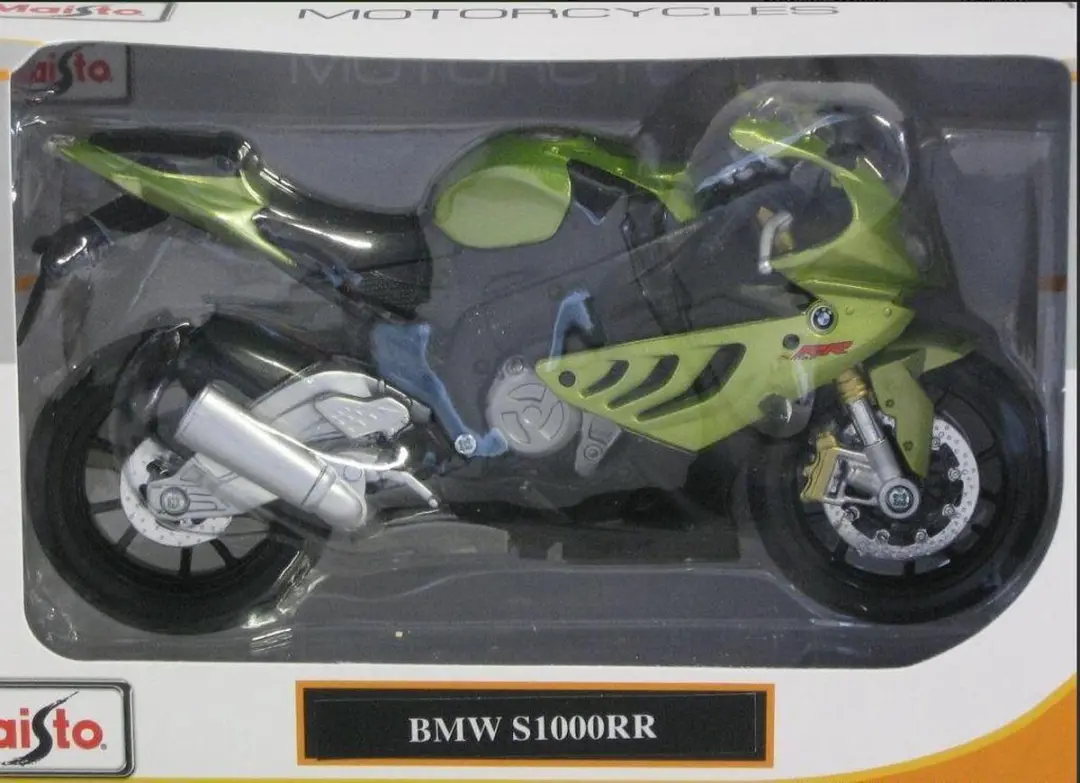 Maisto BMW S1000RR 1:12 Motorfiets - afbeelding 3 van 4