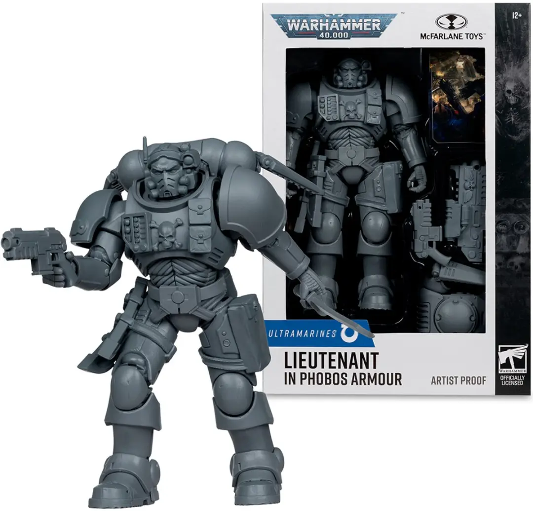 McFarlane Warhammer 40k Lieutenant Phobos Armor Actionfiguur - afbeelding 5 van 6