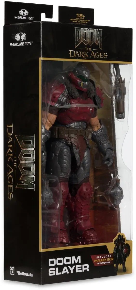 McFarlane Toys DOOM The Dark Ages Doom Slayer (Phalanx Skin) Actiefiguur - 18cm - afbeelding 6 van 6