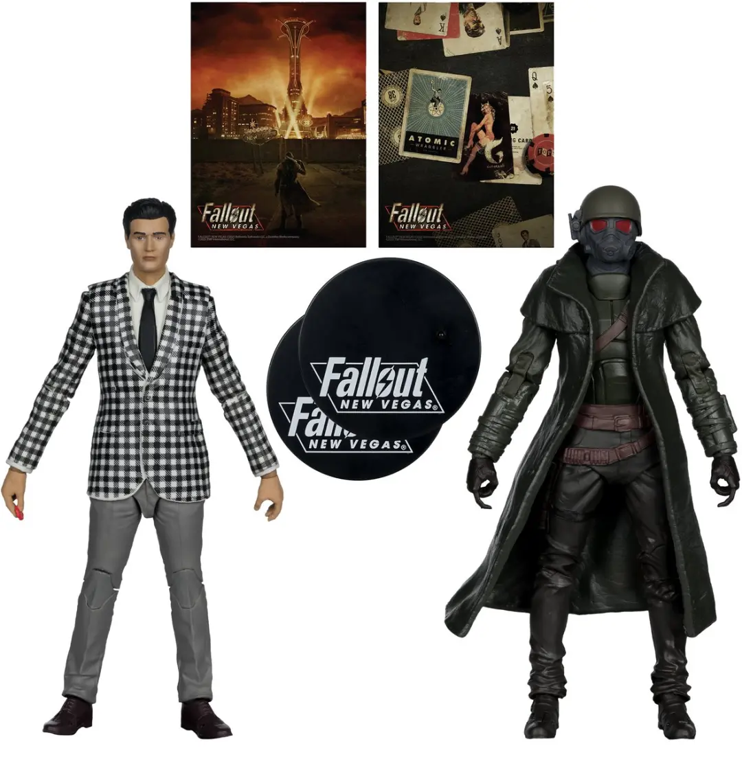 McFarlane Toys Fallout New Vegas Riot Ranger Armor & Benny 2-Pack Actiefiguur - afbeelding 4 van 6