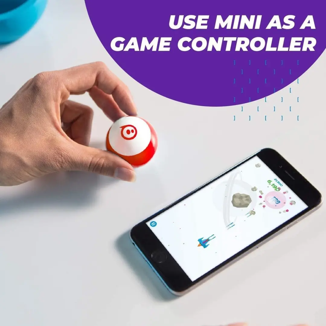 Sphero Mini Robotbal - Rood - afbeelding 6 van 6