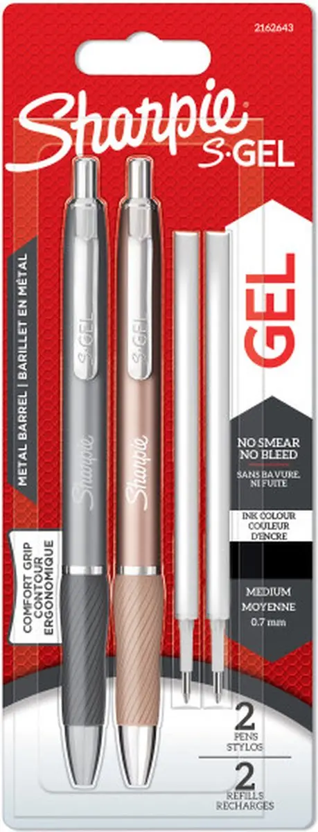 Sharpie S-Gel Metalen Gelpen Set 2+2