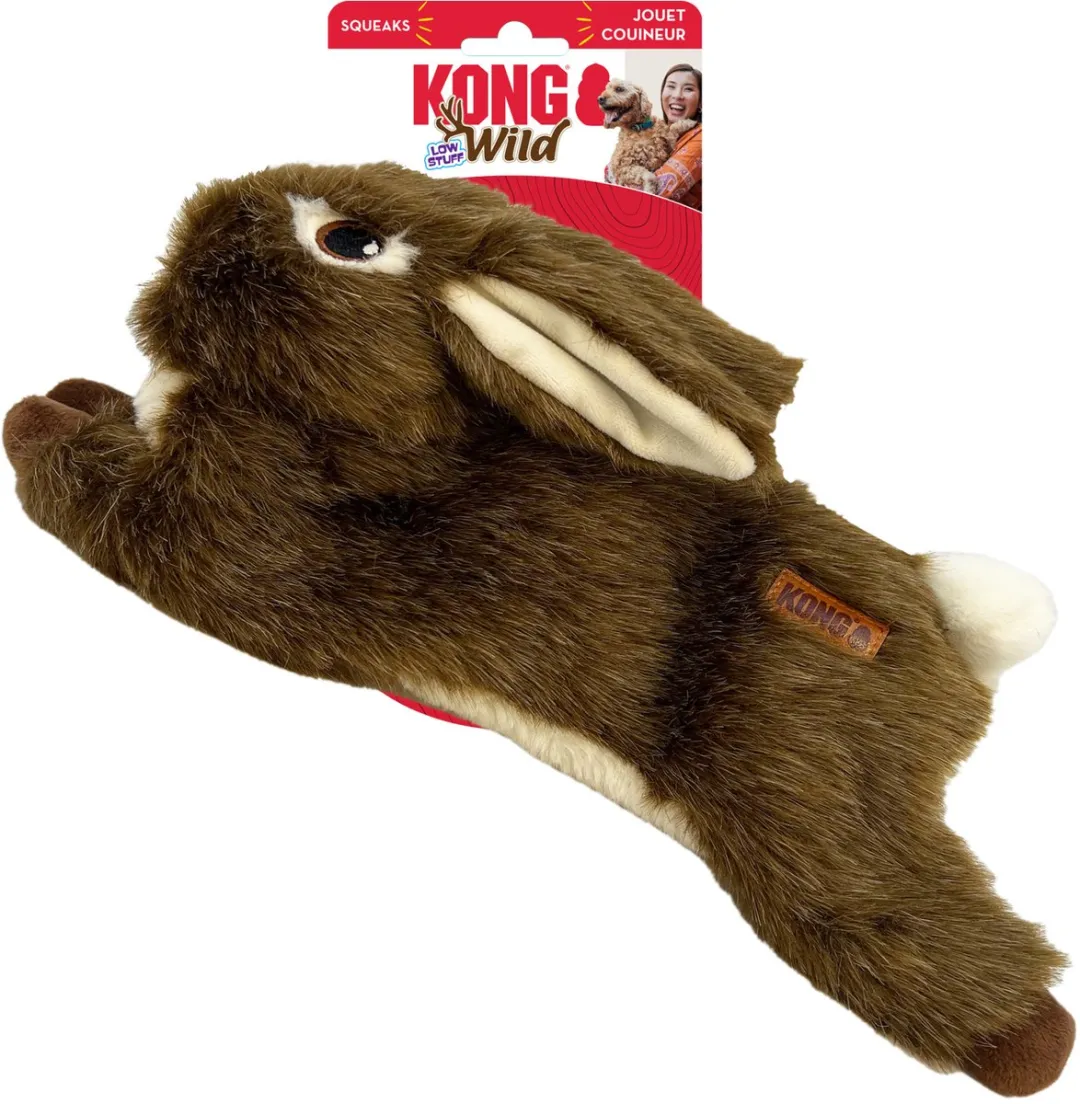 KONG Wild Rabbit Hondenspeelgoed M - Bruin - afbeelding 6 van 6