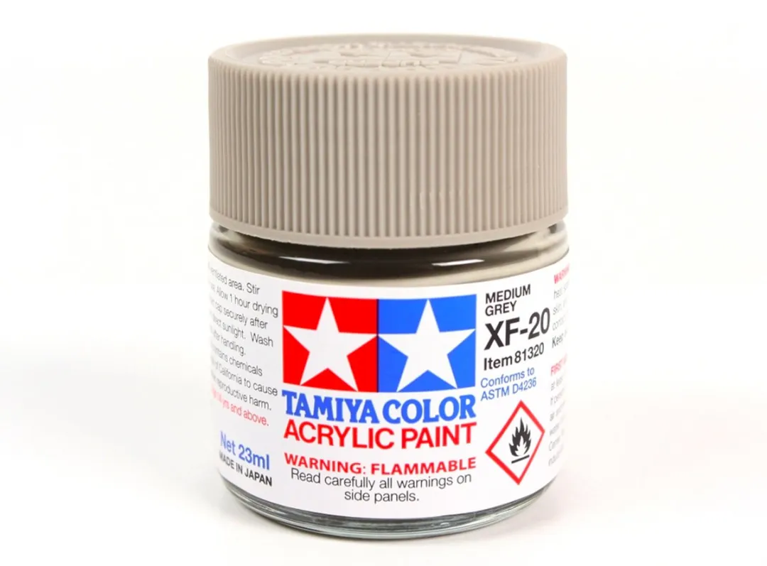 Tamiya XF-20 Medium Grey Acrylverf 23ml