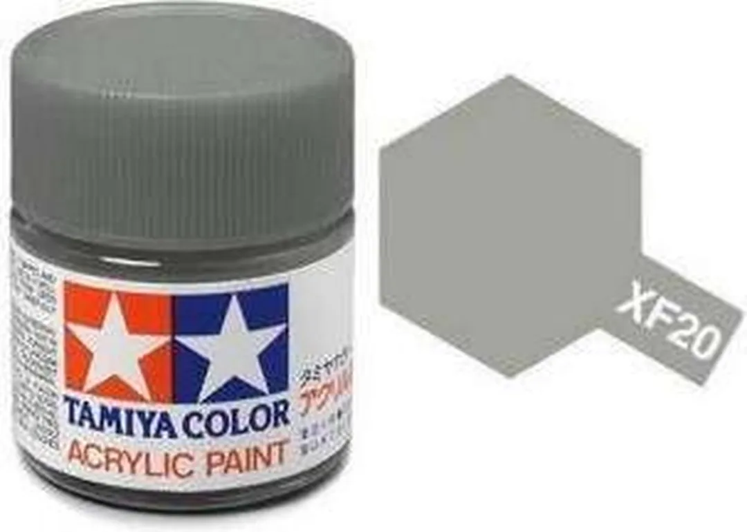 Tamiya XF-20 Medium Grey Acrylverf 23ml