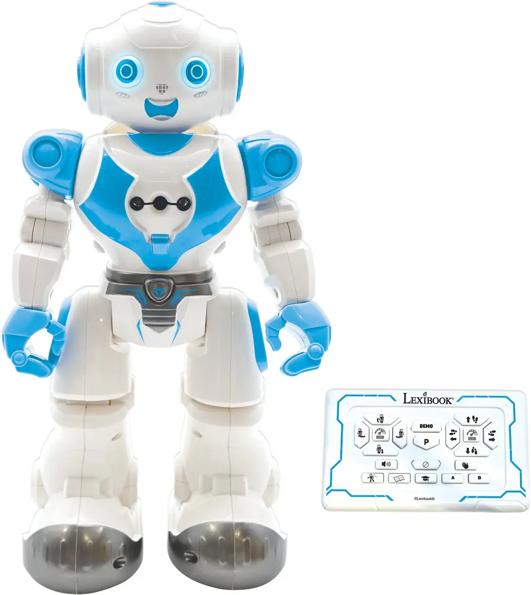 Powerman® Neo Programmable Robot met dance, story, music, demo, gesture bedieni