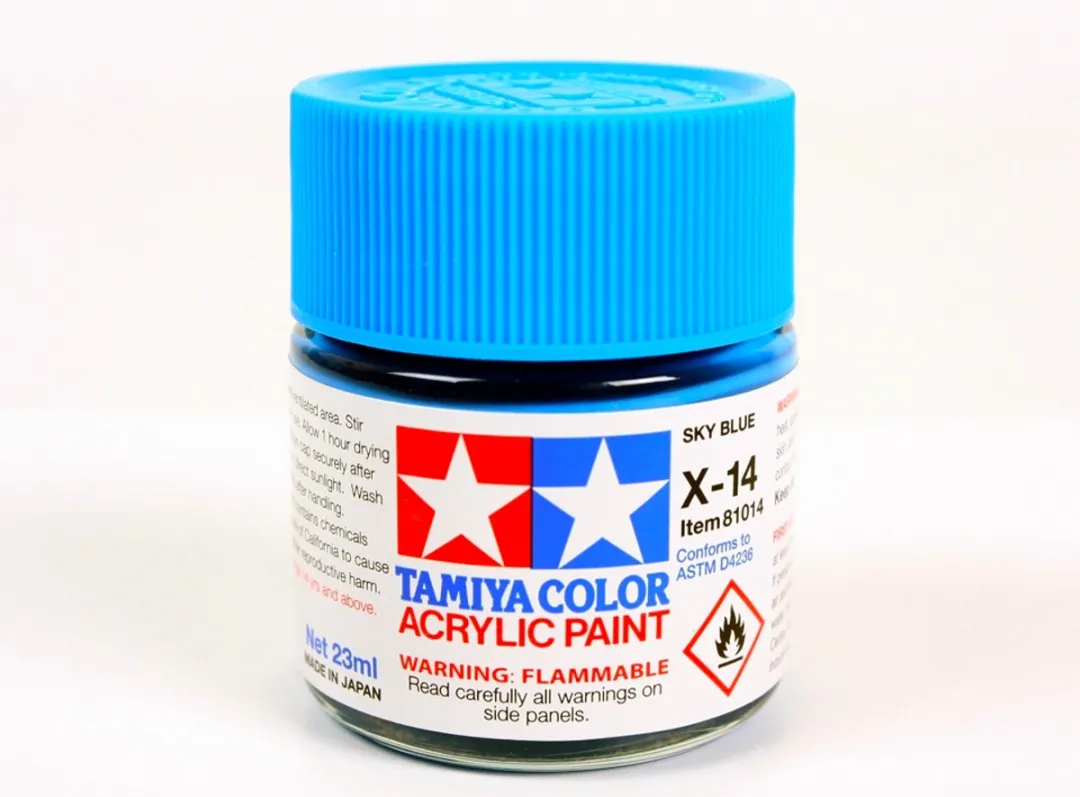 Tamiya X-14 Sky Blue Acrylverf 23ml