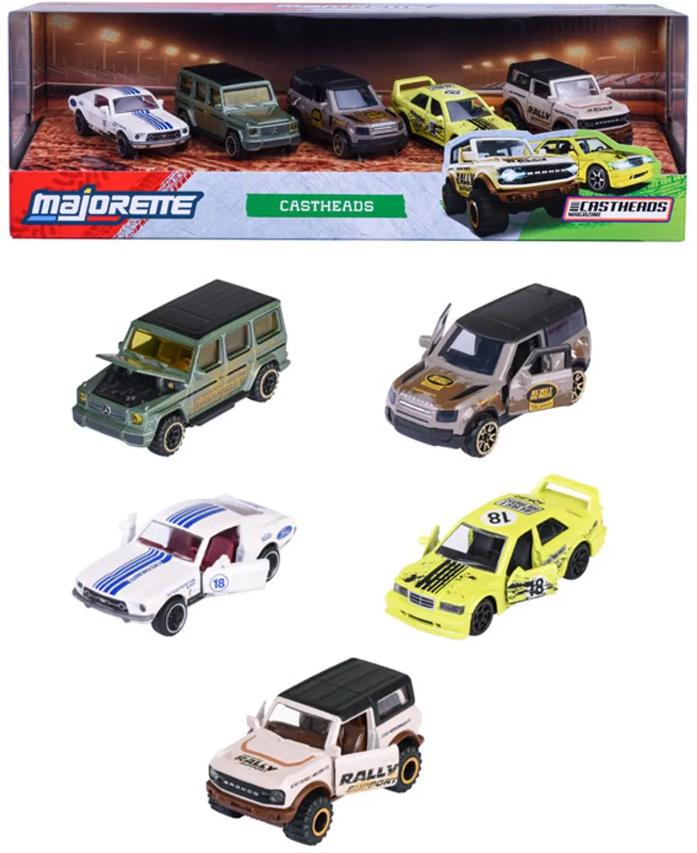 Majorette CastHeads 5-delige Geschenkverpakking