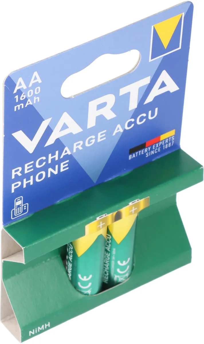 VARTA AA Penlite Accu 1600mAh - 2 Stuks