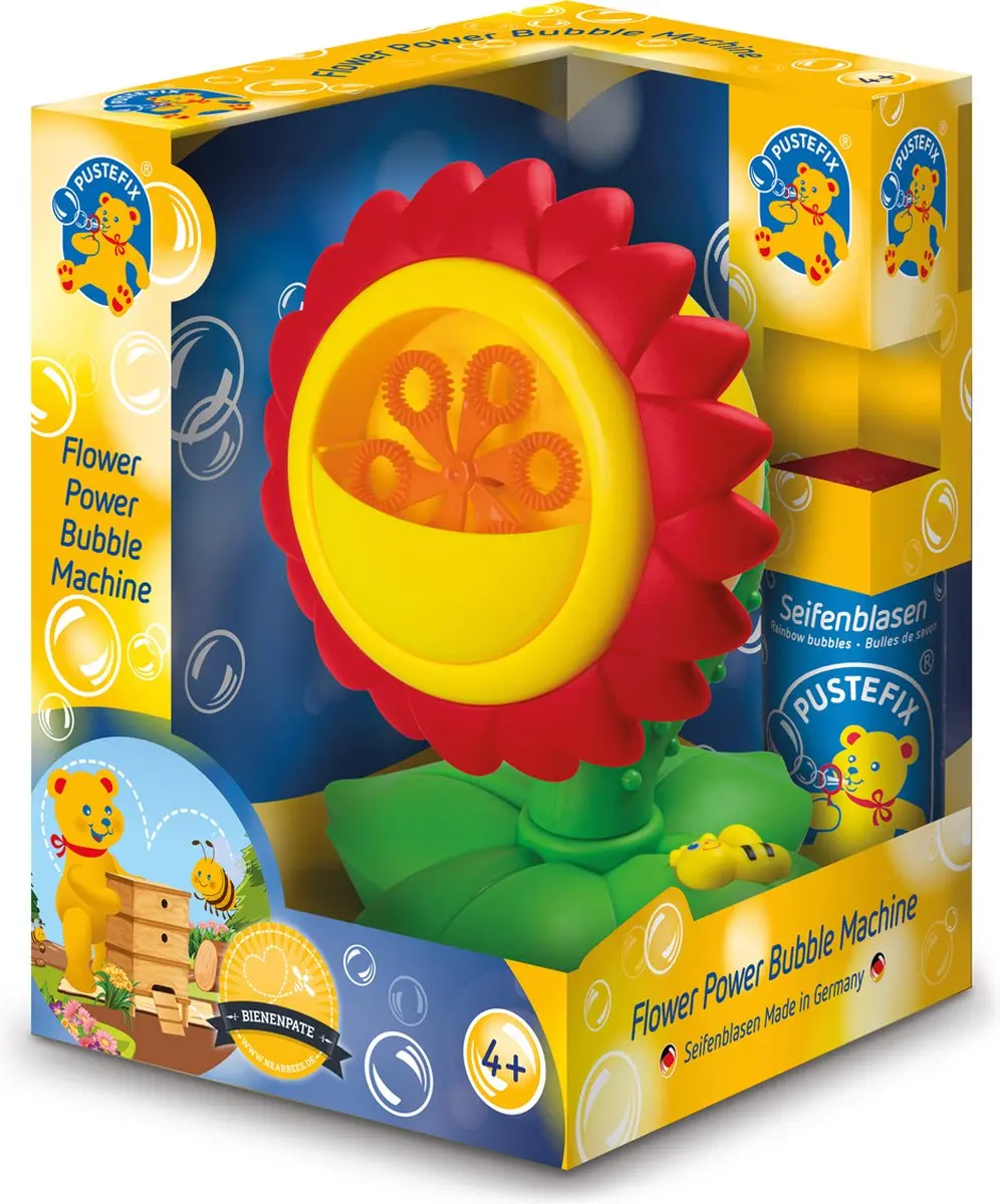 Pustefix Zeepbellenmachine Zonnebloem - afbeelding 2 van 3