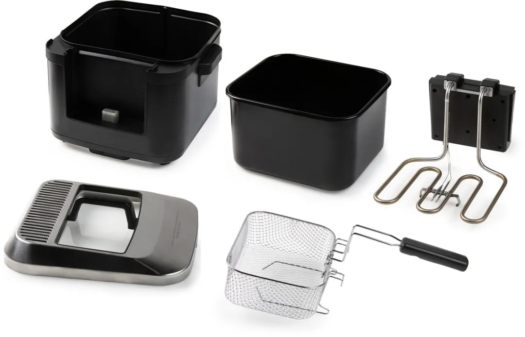 Domo DO545FR Friteuse 4L - 2000W - Zwart - afbeelding 6 van 6
