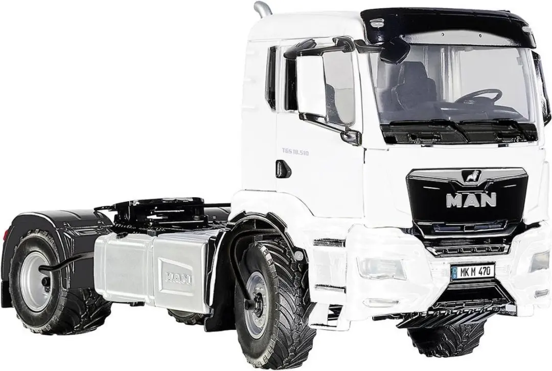 WIKING 077652 MAN TGS 18.510 4x4 BL 2-assige trekker, Model vrachtwagen, 1:32, M