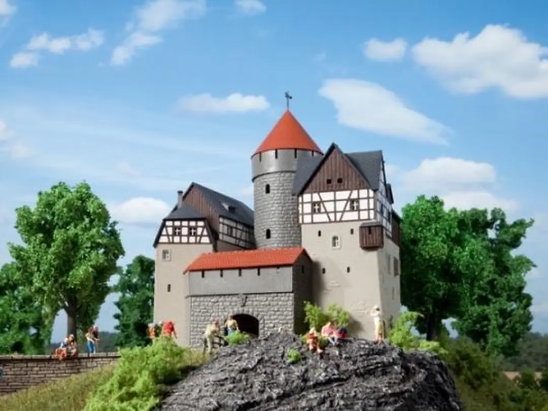 Auhagen 12 263 Kasteel Lauterstein - H0 - afbeelding 5 van 6