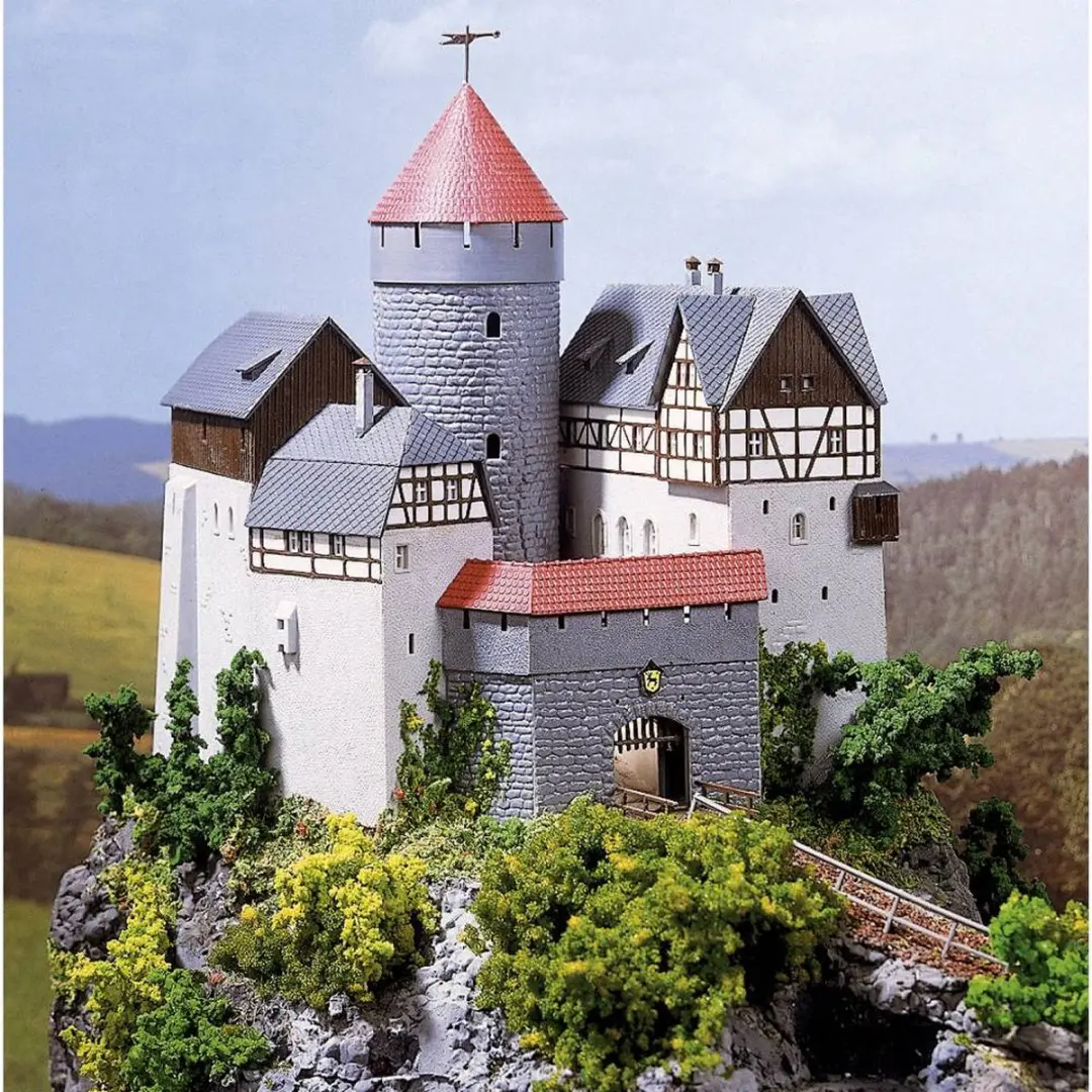 Auhagen 12 263 Kasteel Lauterstein - H0 - afbeelding 6 van 6